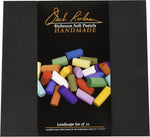 Jack Richeson Signature Landscape Handmade Soft Pastels Set Of 36 front view professional artist supplies