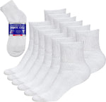 Debra Weitzner diabetic ankle socks 6 pack front view cotton blend