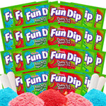 Gaudum Fun Dip bulk candy pack front view with flavor labels
