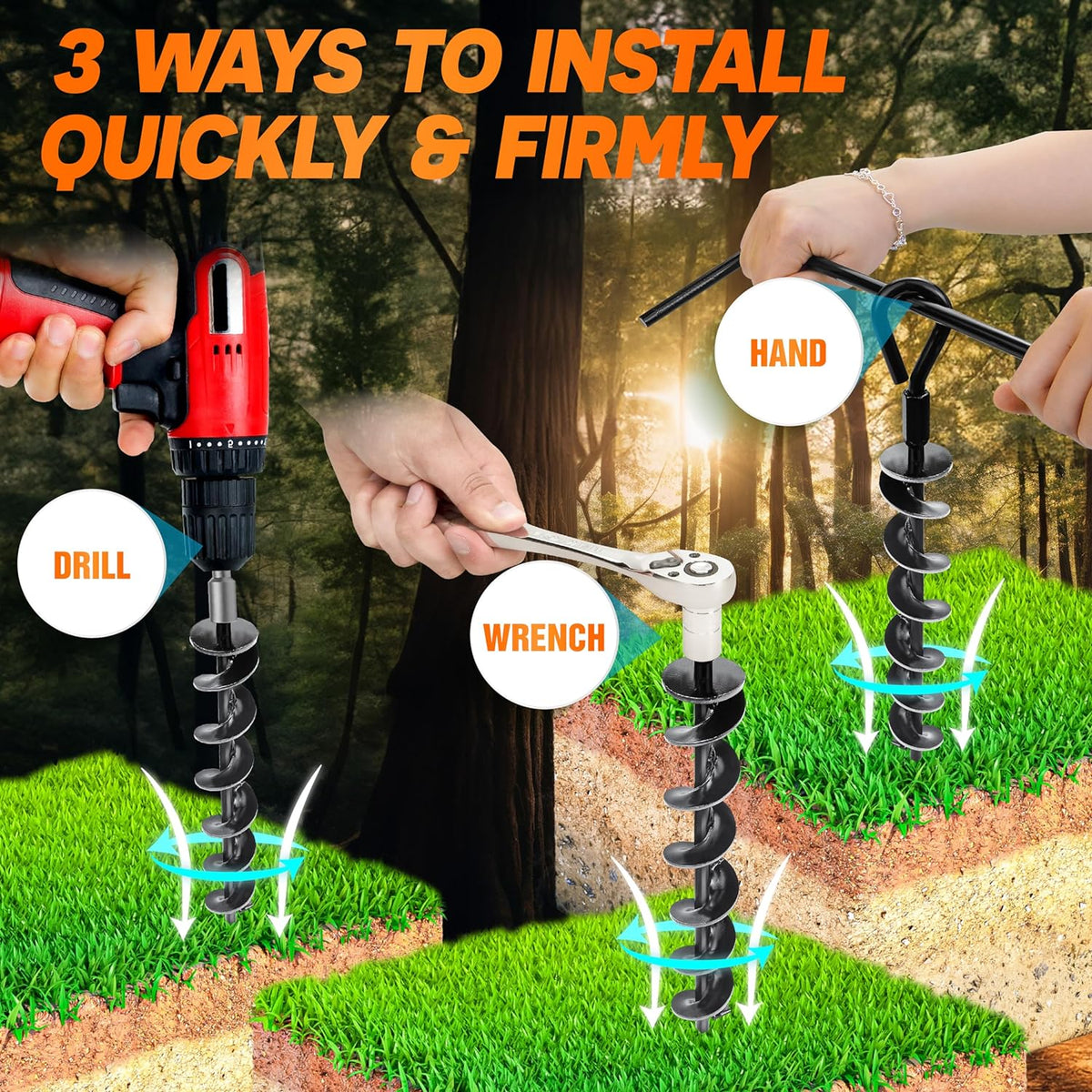 Pamazy high wind tent stakes set components