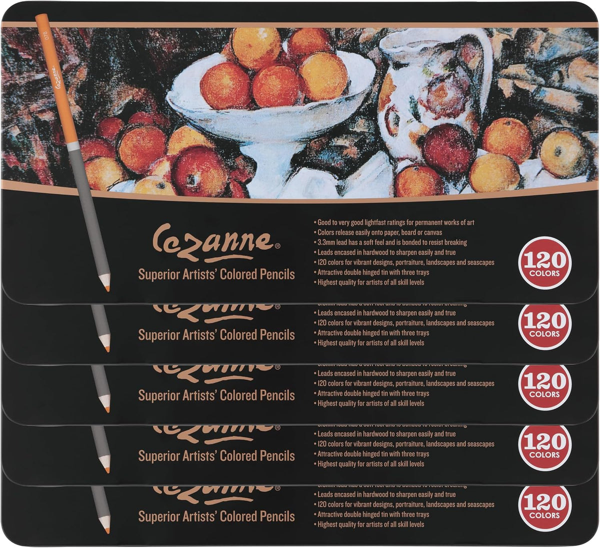 Cezanne Creative Mark Premium Colored Pencils MultiColor Set of 72 - Highly-Pigmented Drawing Pencils - Coloring Pencils for Drawing, Blending, Coloring, and More - Image 9