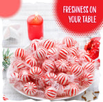 Bulk bag of USA imported starlight peppermint mints for holiday buffets