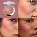 Milani Baked Blush packaging detailing the updated powder blush cruelty free formula labels.