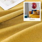 DUALIFE 72 inch blackout drapes fabric texture close up
