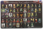 Painless Learning Civil War Generals Placemat dimensions view