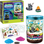 Creativity for Kids Grow N Glow Terrarium kit front view showcasing the complete packaging box and vibrant educational STEM theme.