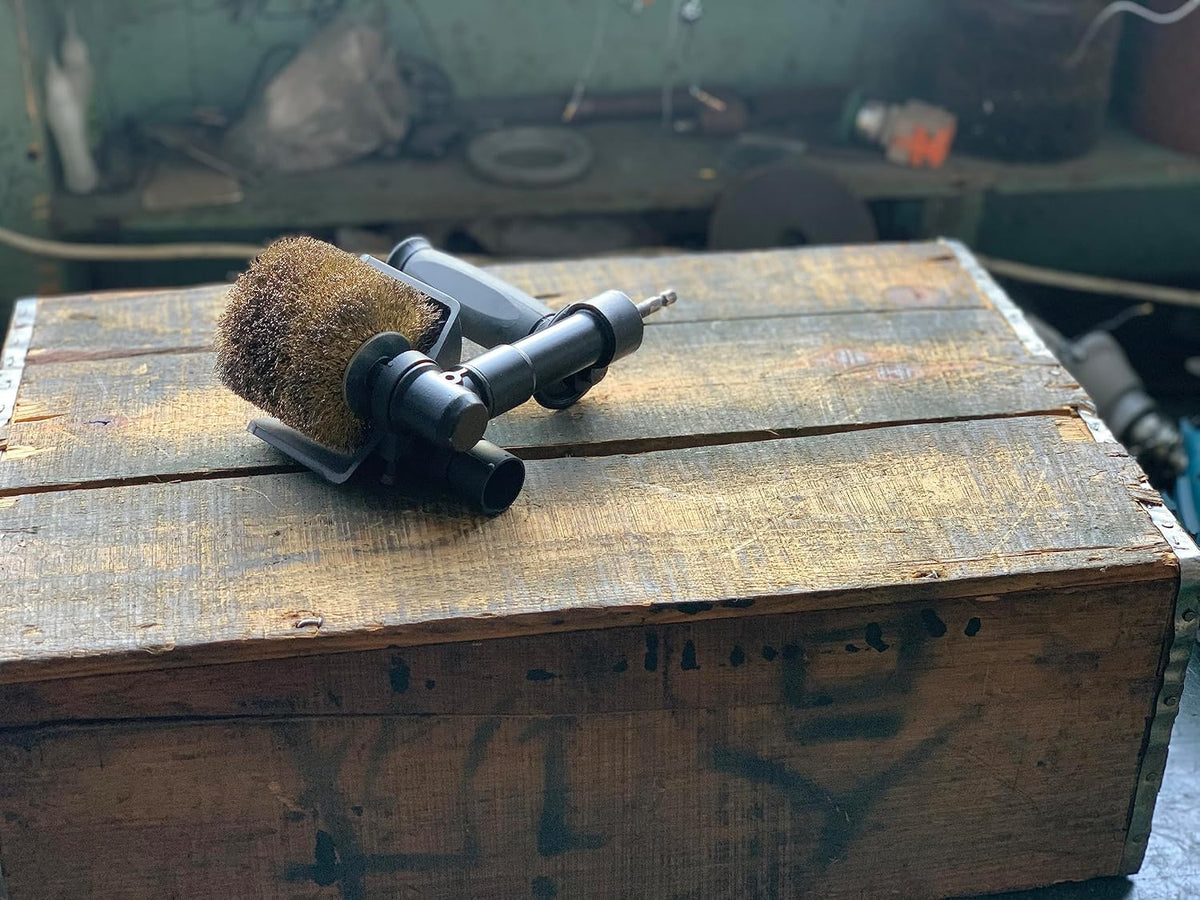 Aidelife wire drawing wheel connected to hex shank