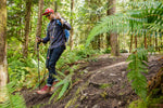 Cascade Mountain Tech trekking poles with snow and mud baskets attached