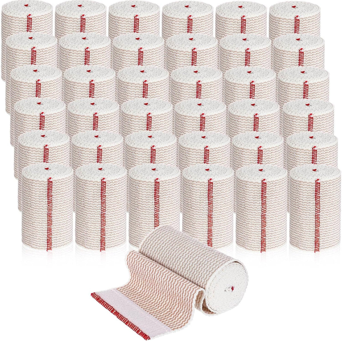 Leifide 36 pack compression bandage wrap front view for sports injury support