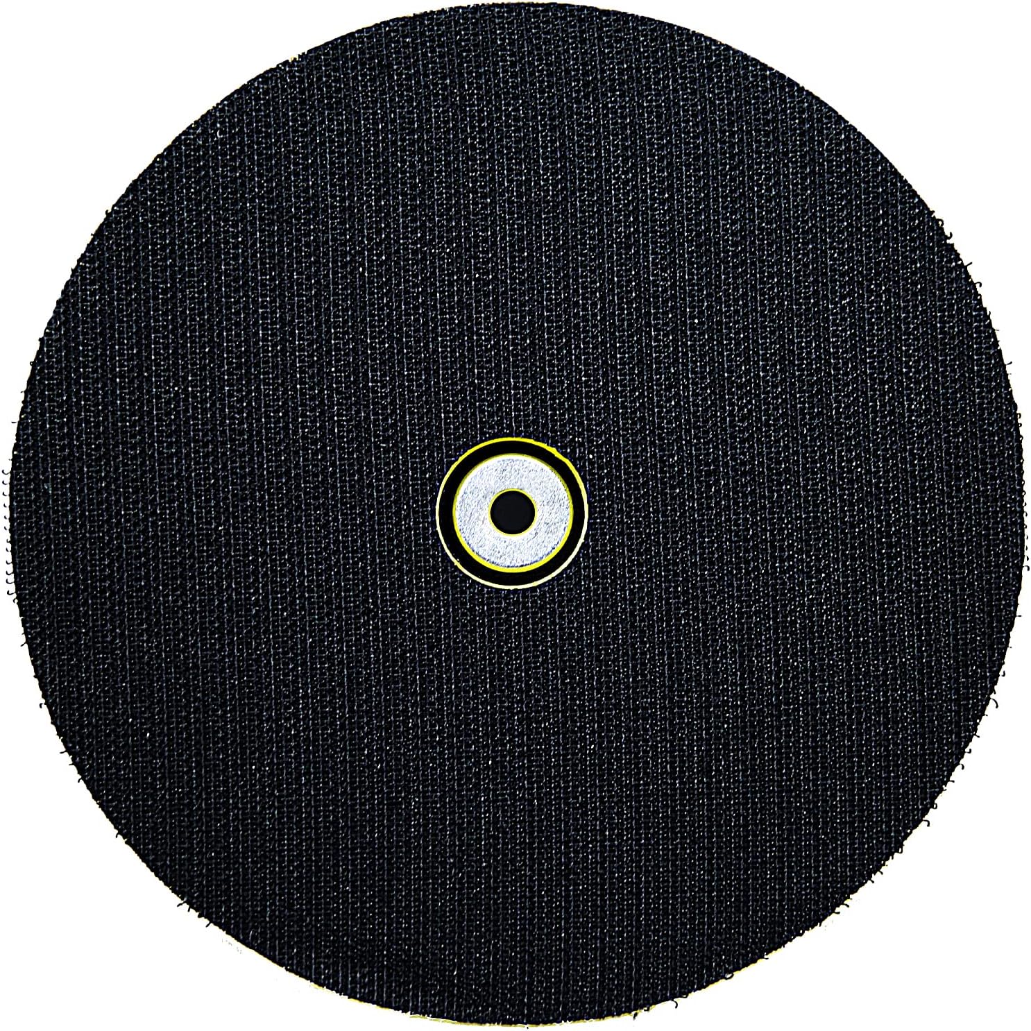 DmgicPro 6 inch backing pad replacement backing plate front view showing hook and loop surface for buffing polisher