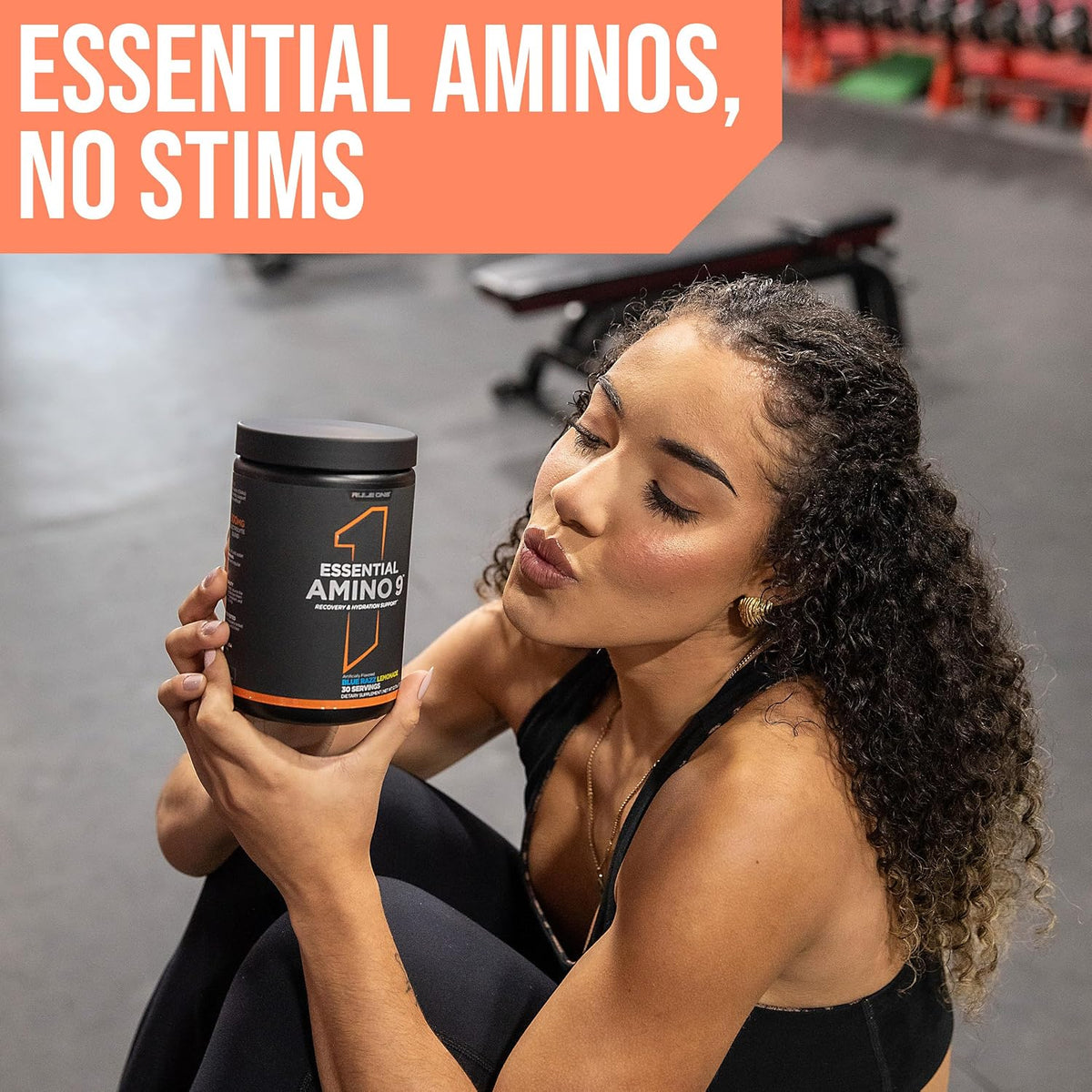 Rule 1 Proteins muscle recovery supplement container back label