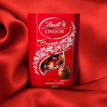 Lindt Lindor assorted truffles close up view