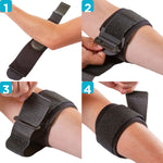BraceAbility Counterforce Brace - Tendonitis Strap Support Band for Tennis & Golfers Elbow Pain - Image 9