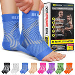 Blitzu compression socks front view showing open toe design