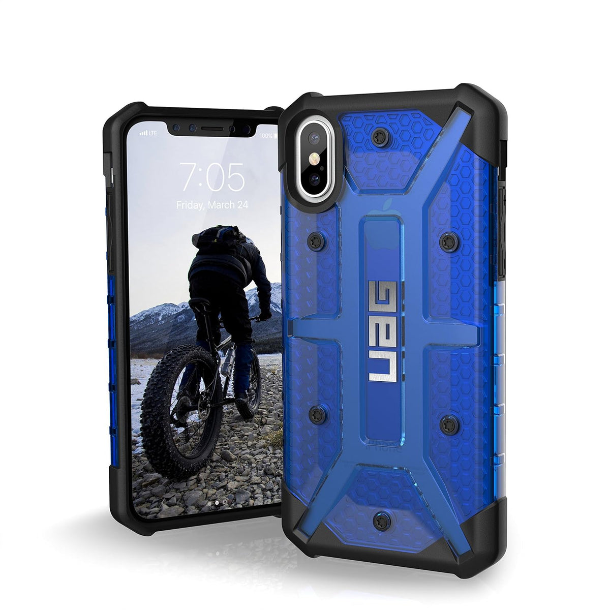 URBAN ARMOR GEAR UAG iPhone Xs/X [5.8-inch Screen] Case Plasma [Ash] Rugged Shockproof Military Drop Tested Protective Cover - Image 12