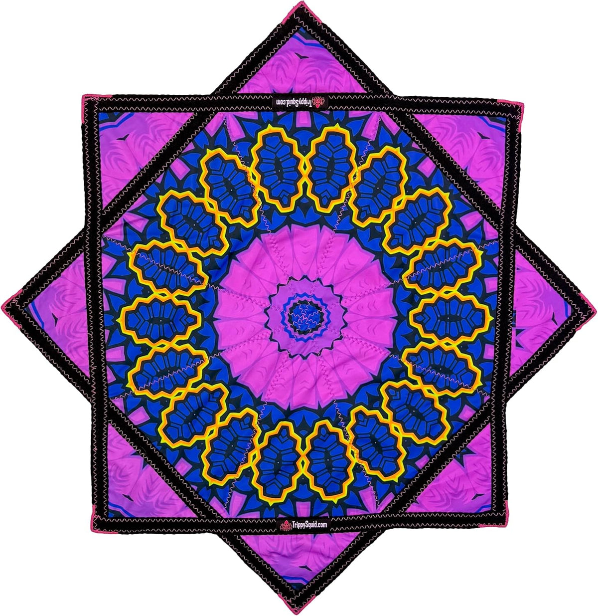 Trippy Squid 26 inch UV reactive flowstar front view