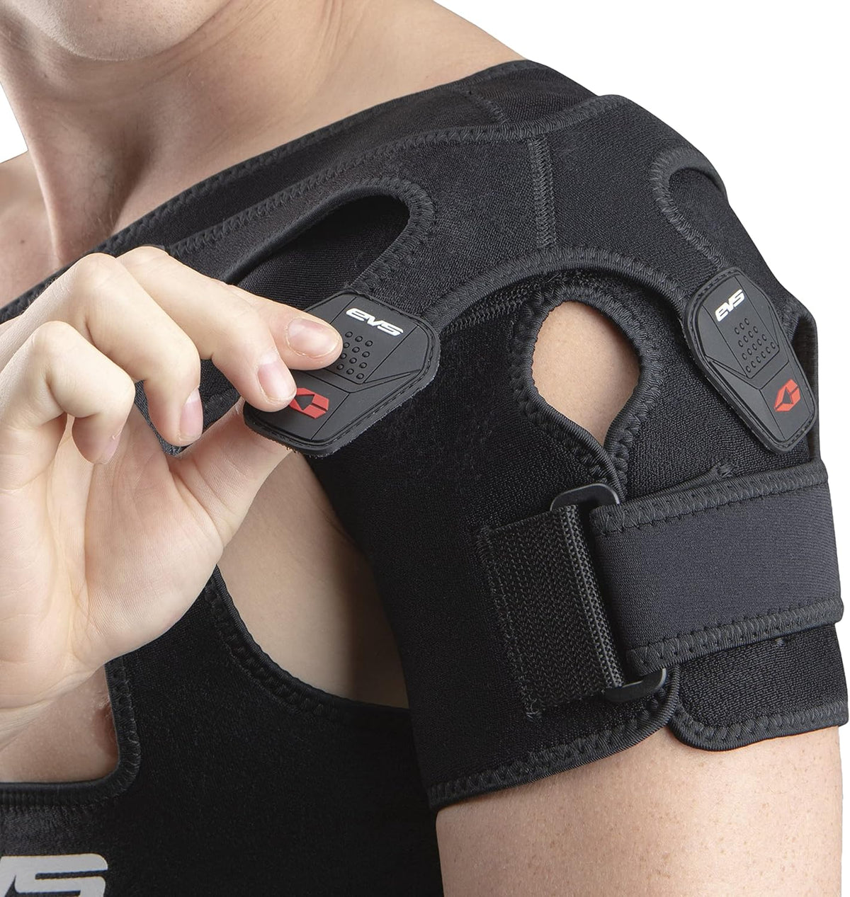EVS sports shoulder support breathable mesh texture