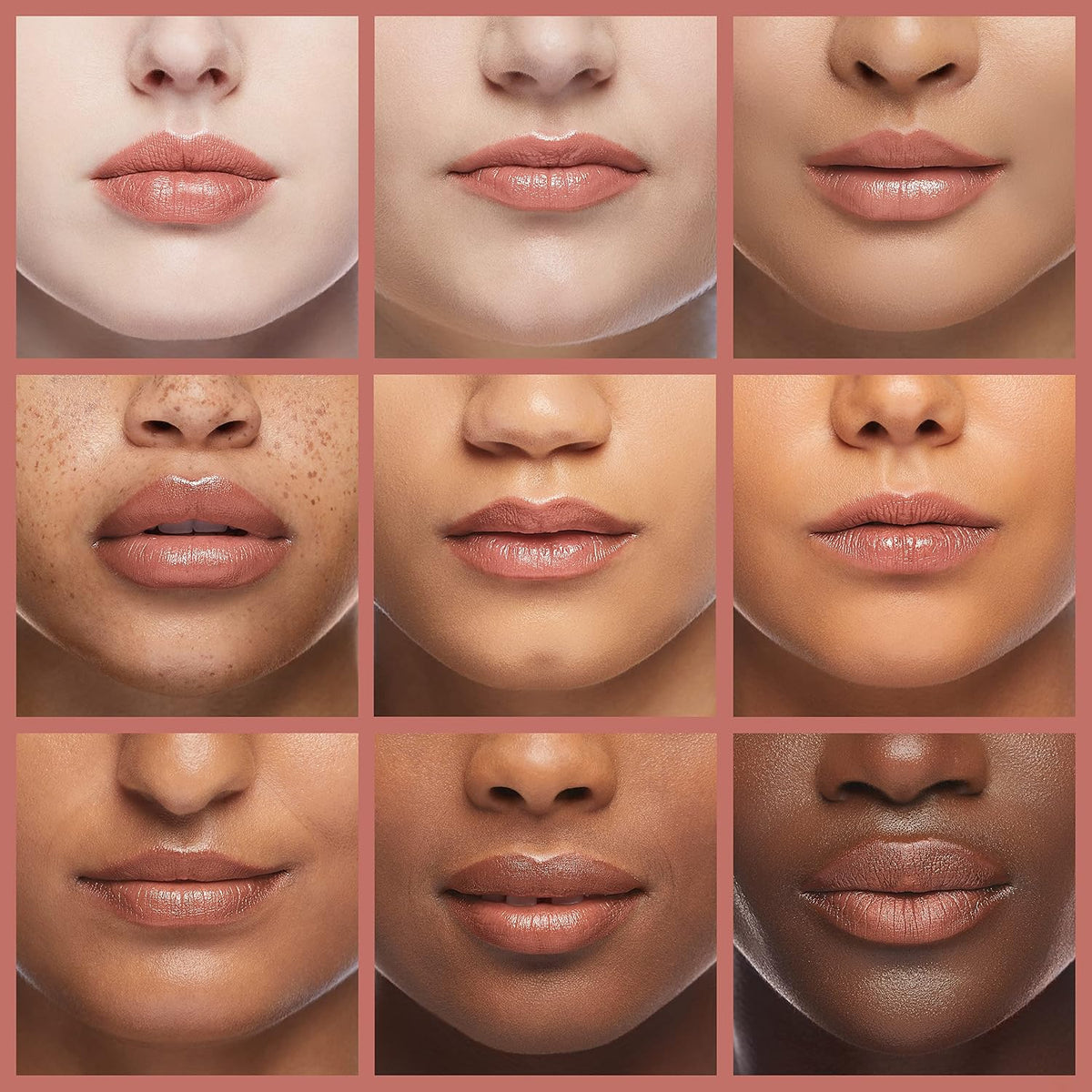 Milani Lustful lipstick swatch on skin