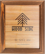 Woodside Rustic Wooden Picture Frame 11x14-100% Natural Solid Eco Distressed Wood for Wall Mounting Photo Frame - Dark Grey - Image 13