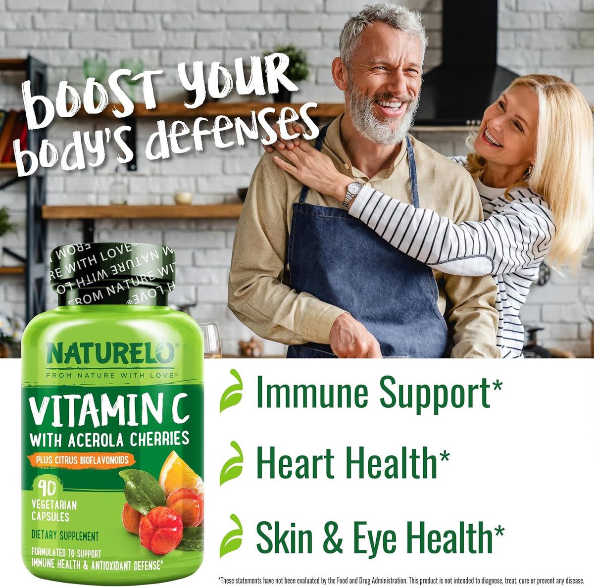 Naturelo plant based supplement bottles lifestyle display