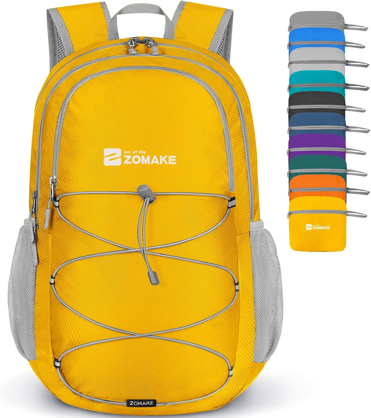 ZOMAKE Lightweight Packable Backpack, 35L Foldable Daypack (Dark Green) | Light Hiking Backpacks Water Resistant Collapsible Day Pack for Travel - Image 12