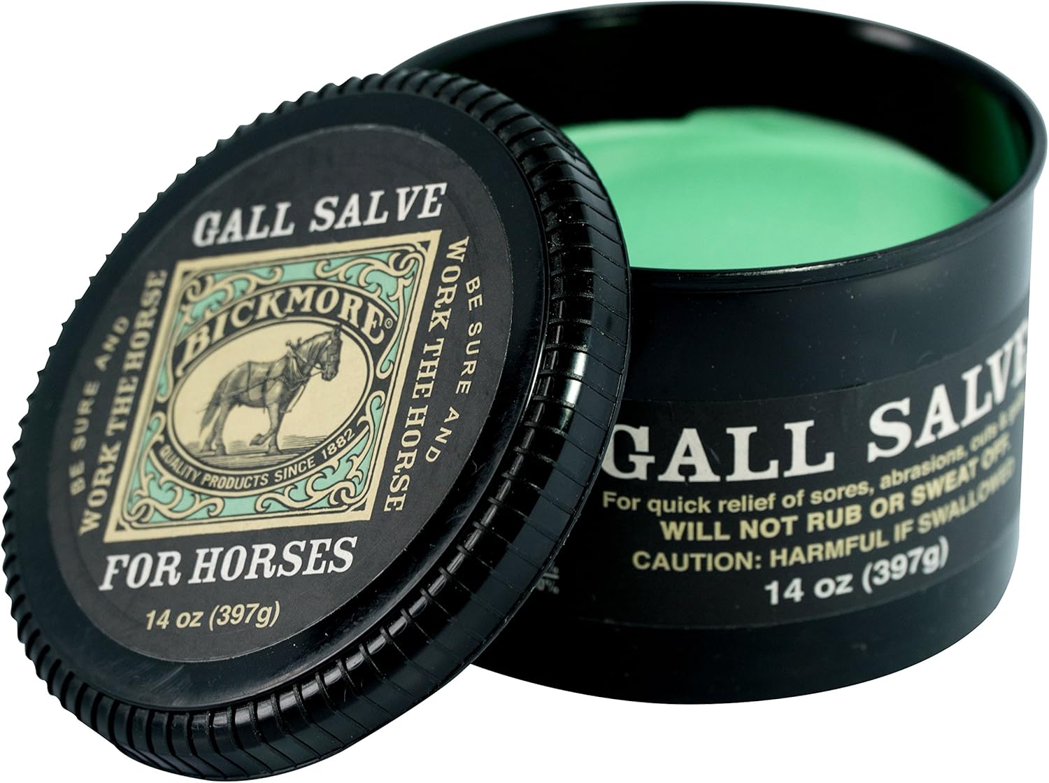 Bickmore Gall Salve 14 Ounce wound cream container front view