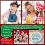 Decorated cake showcasing custom edible sheet transfer application