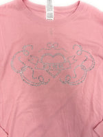 Victoria's Secret Pink Long Sleeve Campus T-Shirt chest graphic detail