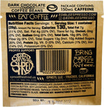 Edible Espresso dairy free plant based energy beans showing three individual pouches.