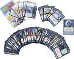 Panini Dragonball Z Awakening holographic cards close up