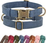 Didog Soft PU Leather Dog Collar, Stylish Quick Released Dog Collars for Small Dogs, Easy Clean Adjustable Pet Collar for Daily Walking, Light Brown, S Fit 10-15" Neck - Image 9