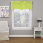 ECLIPSE Kendall Modern Scalloped Valance Rod Pocket Window Curtain for Kitchen or Bathroom , Raspberry, 42" x 18" - Image 11