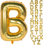 CHANGZHONG letter balloons 40 inch gold b front view