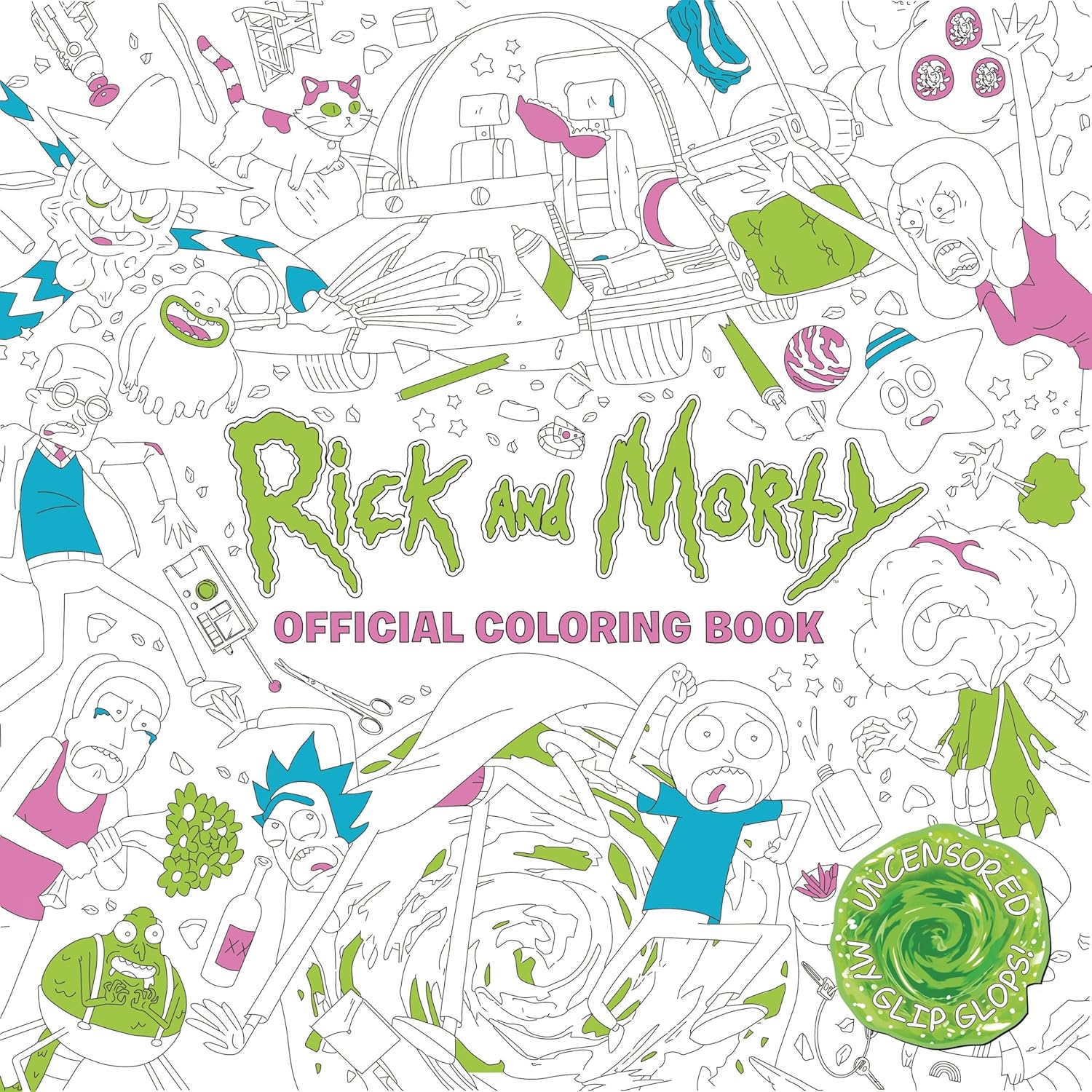 Rick and Morty Official Coloring Book - Image 1