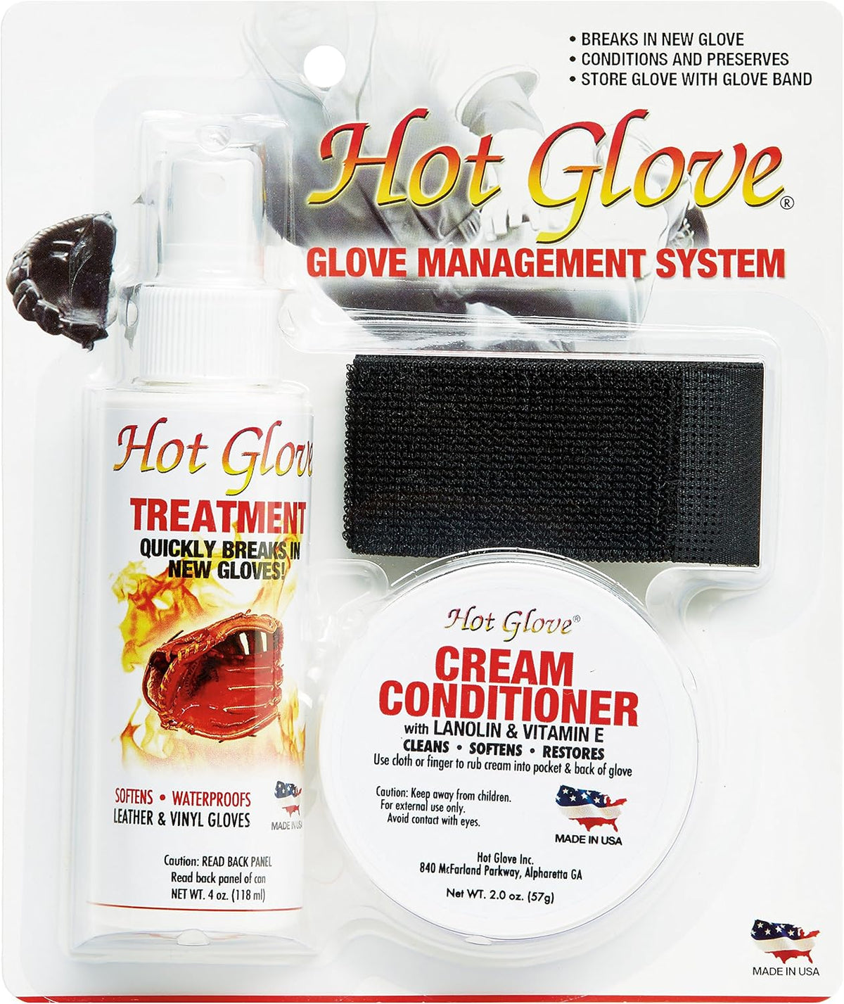 Hot Glove glove care management system front view package
