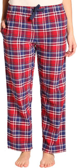 Everdream womens flannel pajama pants front view cozy sleepwear