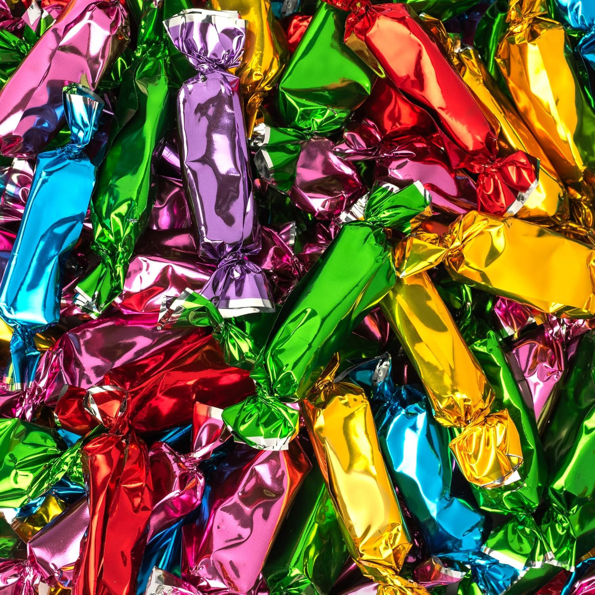 Candy Envy soft milk caramels showing dual foil packaging