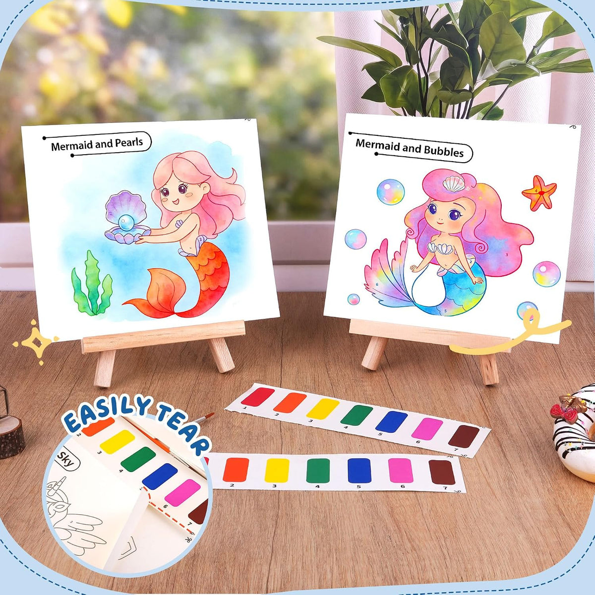 Tearable thick pages of YPLUS watercolor book