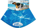 All For Paws Chill Out Ice Bandana large size front view flat lay