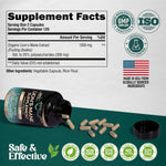 Nutraharmony Lions Mane Supplement Capsules cognitive support benefits graphic