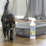 Non toxic pet safe enzymatic cleaner for multi cat litter pans