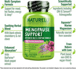 Naturelo menopause formula bottle side profile