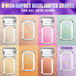 NYX PROFESSIONAL MAKEUP Buttermelt Highlighter, Powder Highlighter Makeup, With Up to 12H Wear and High Impact Glow - 10 Glaze It Butta (Light Bronze) | Creamy melting texture, 12h non-transfer hold, holographic iridescent finish, vegan formula - Image 8