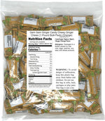 All natural non GMO Indonesian ginger chews texture and size