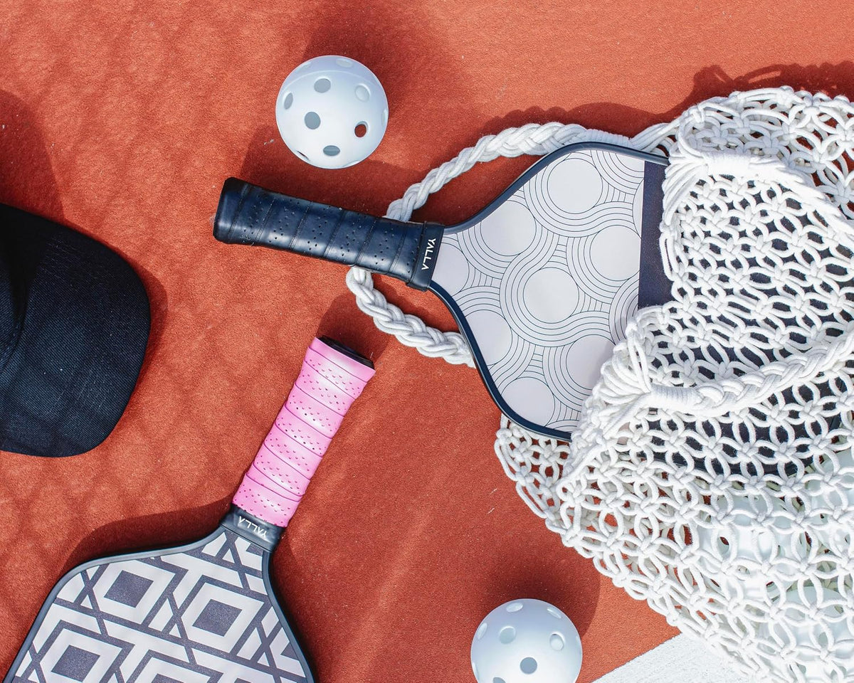 Tip Grips pickleball paddle grip tape application process view