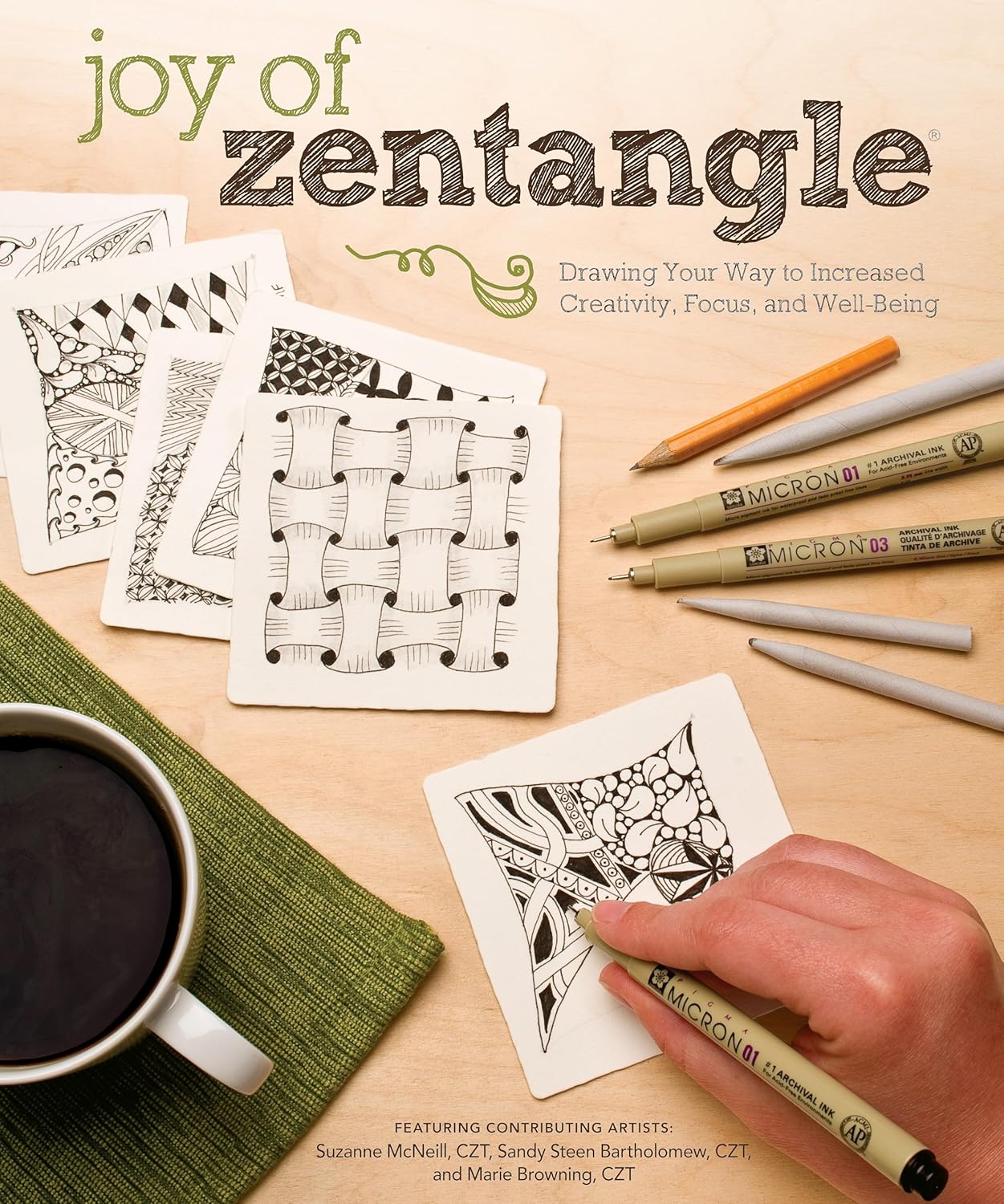 Design Originals Joy of Zentangle front cover book view