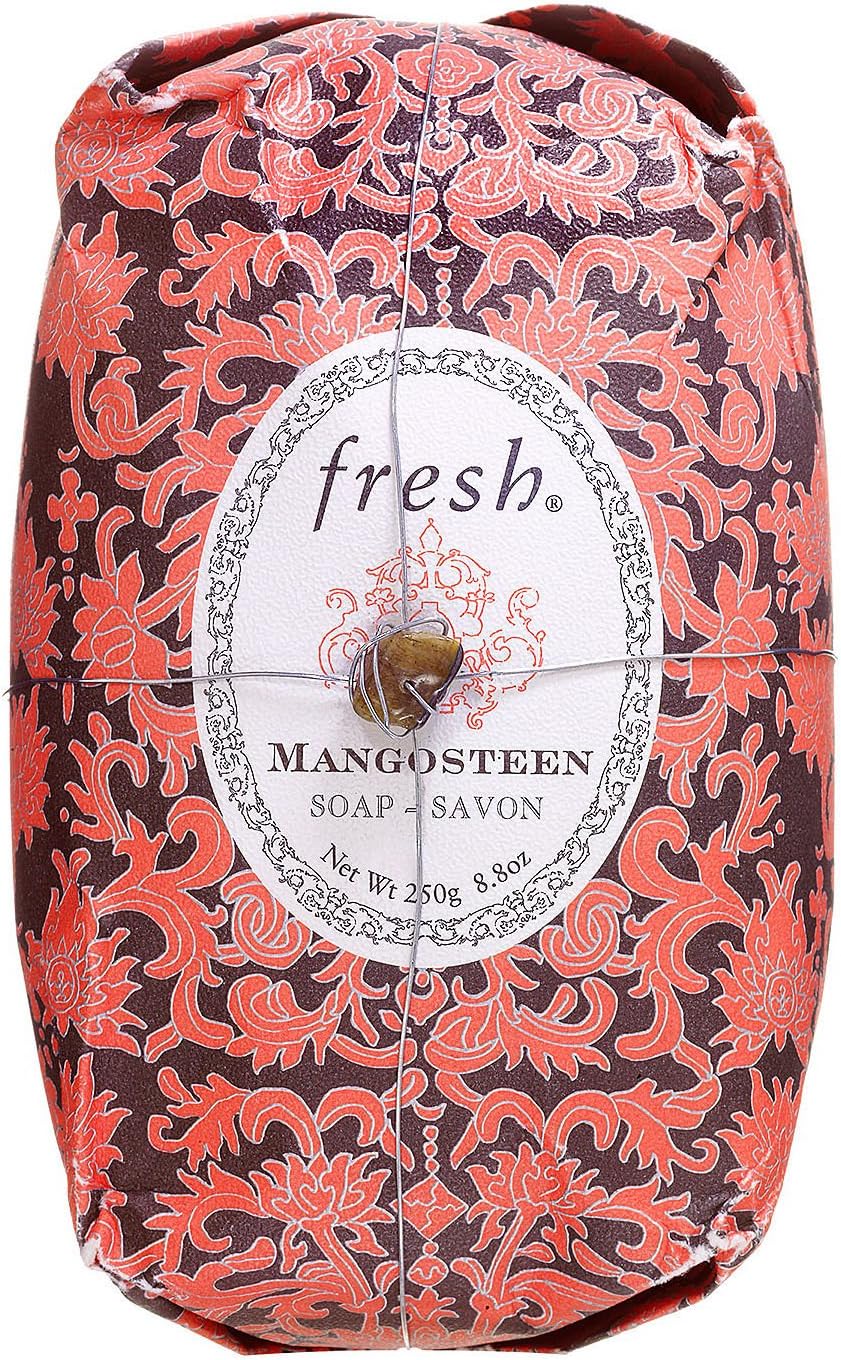 Fresh Mangosteen Oval Soap 8.8 Ounce front view triple milled bath bar
