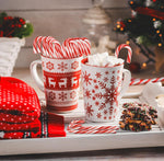 Bulk holiday packaging of 124 piece peppermint candy canes for stocking stuffers and party favors.