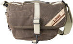 Domke F-10 camera bag front zippered pocket detail