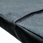 Side profile showing memory foam thickness of dog pad